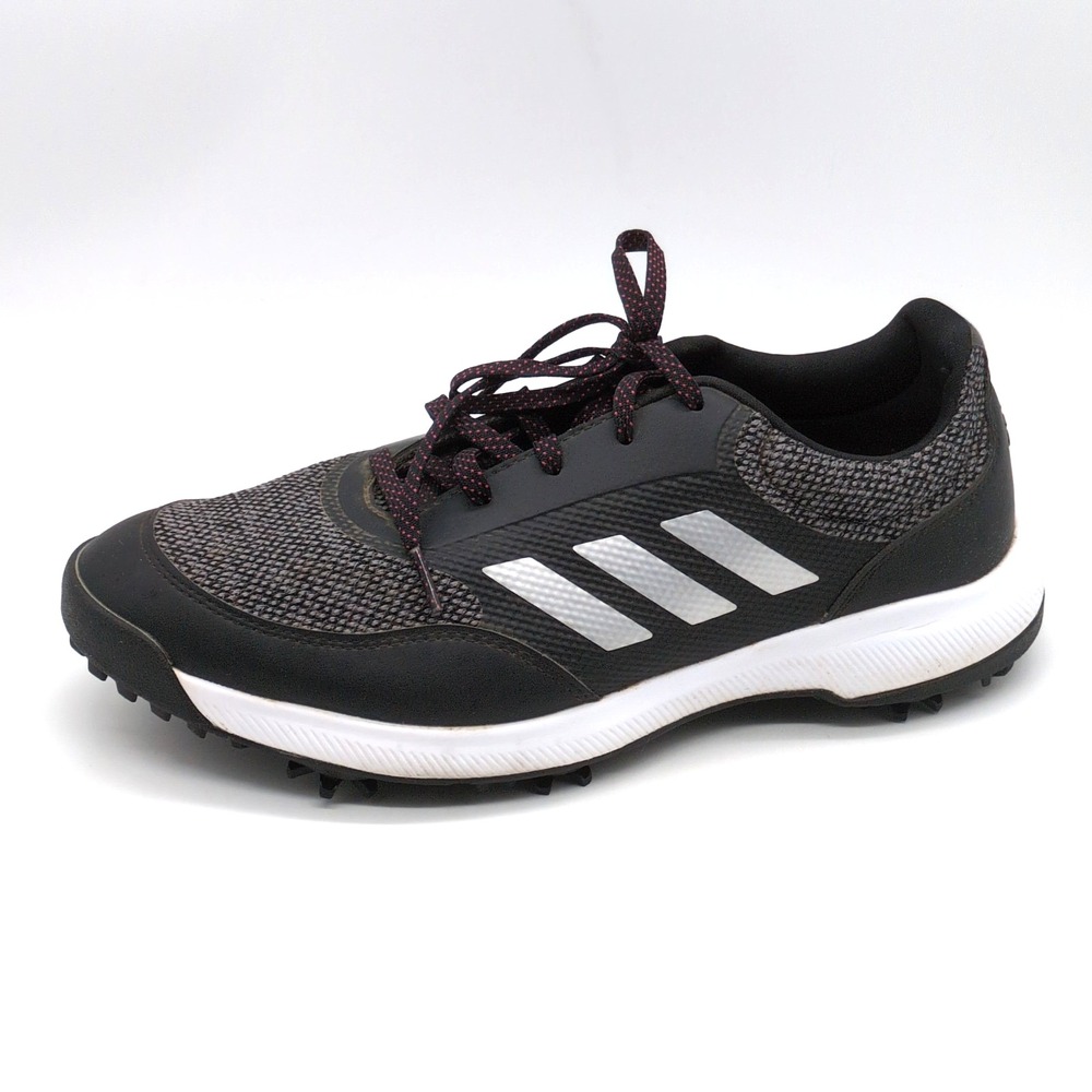Adidas Cleats Mens Gray 9.5 Golf Shoes Sneaker Comfort Low Top Lace Up EVM004001
